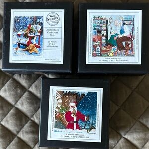 Nautilus Holiday Wooden Jigsaw Set - Christmas Theme